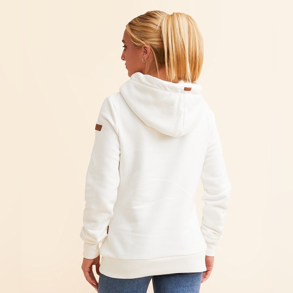 Wanakome Artemis Hooded Sweatshirt in Ivory - Picture 2 of 13